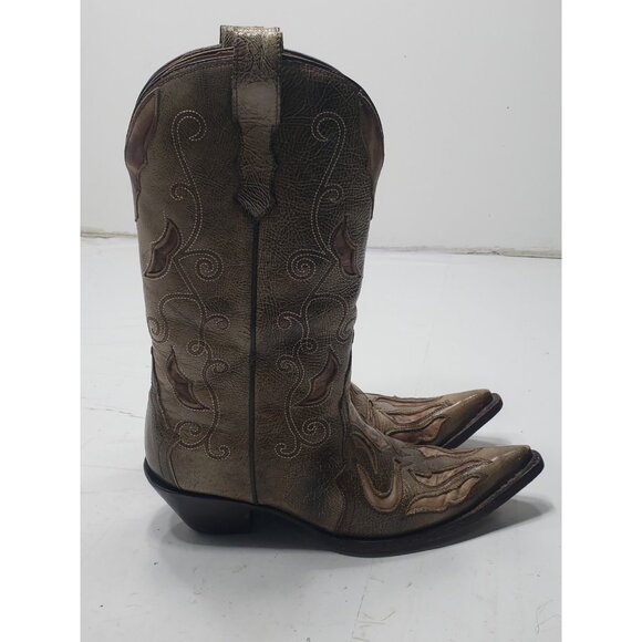 Corral Women’s 4841 Antique Brown Leather Pointed Toe Cowboy Boots Size 8.5 M - Picture 2 of 11